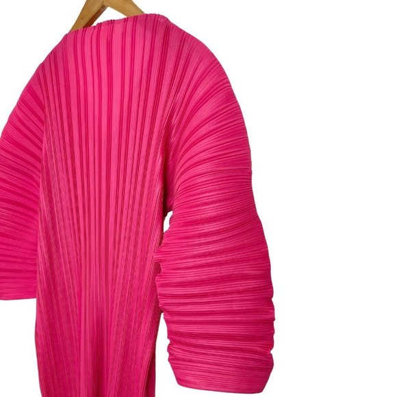 GORMAN Pleated Dress Hot Pink NEW s8 (Fits 8-16) - Picture 5 of 11